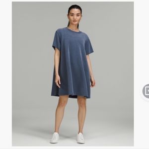 Lululemon All Yours T-Shirt Dress Softstreme Mineral Blue